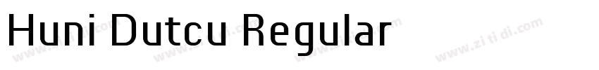 Huni_Dutcu Regular字体转换
